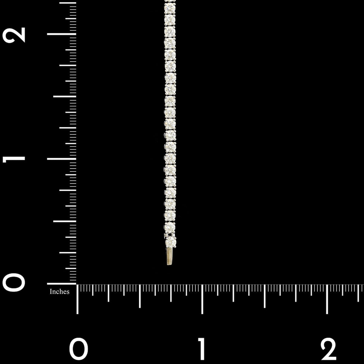 Memoire 18K White Gold Estate Diamond Tennis Bracelet
