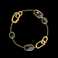 Marco Bicego 18K Yellow Gold Estate Murano Multi Color Bracelet