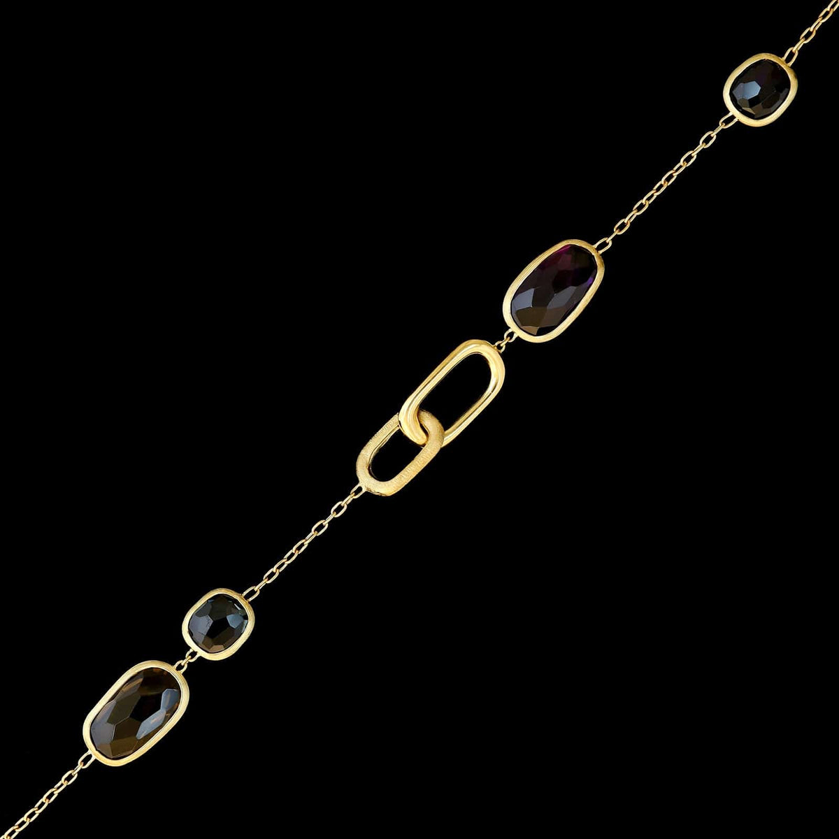 Marco Bicego 18K Yellow Gold Estate Murano Multi Color Bracelet