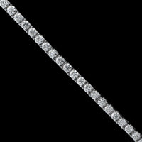 14K White Gold Estate Diamond Tennis Bracelet