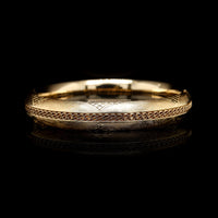 14K Yellow Gold Estate Hinged Bangle