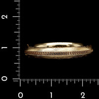 14K Yellow Gold Estate Hinged Bangle