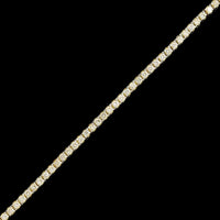 14K Yellow Gold Estate Diamond Tennis Bracelet