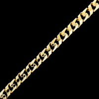 14K Yellow Gold Estate Curb Link Bracelet