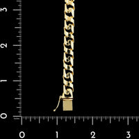 14K Yellow Gold Estate Curb Link Bracelet