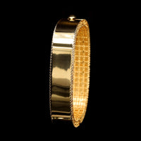 Roberto Coin 18K Yellow Gold Estate Princess Bangle Bracelet