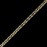 14K Yellow Gold Estate Mariner Link Bracelet