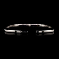 Roberto Coin 18K White Gold Estate Bangle Bracelet