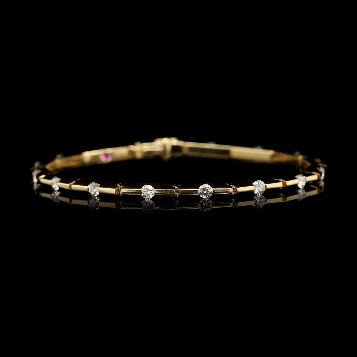 Roberto Coin 18K Yellow Gold Estate Diamond Bracelet
