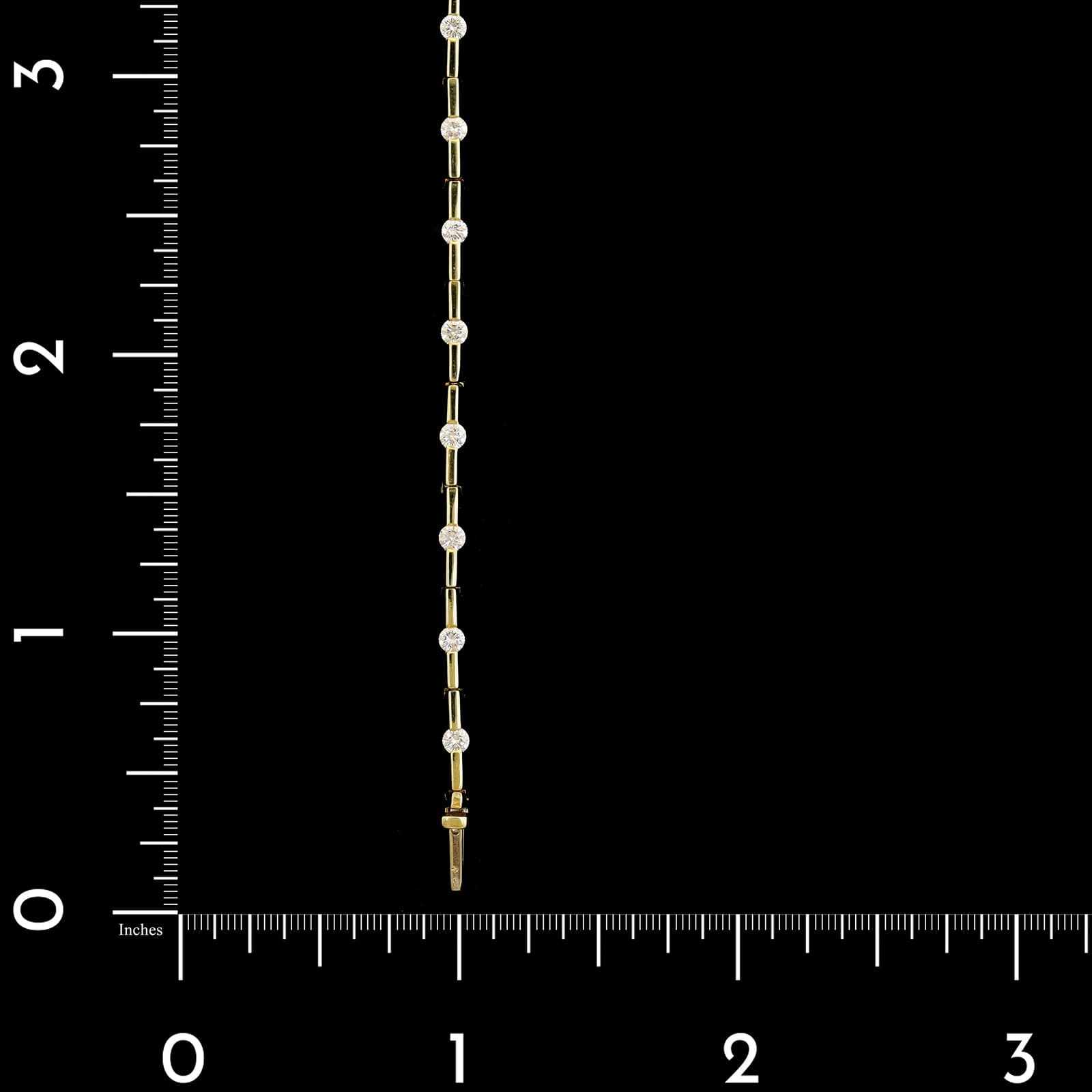 Roberto Coin 18K Yellow Gold Estate Diamond Bracelet