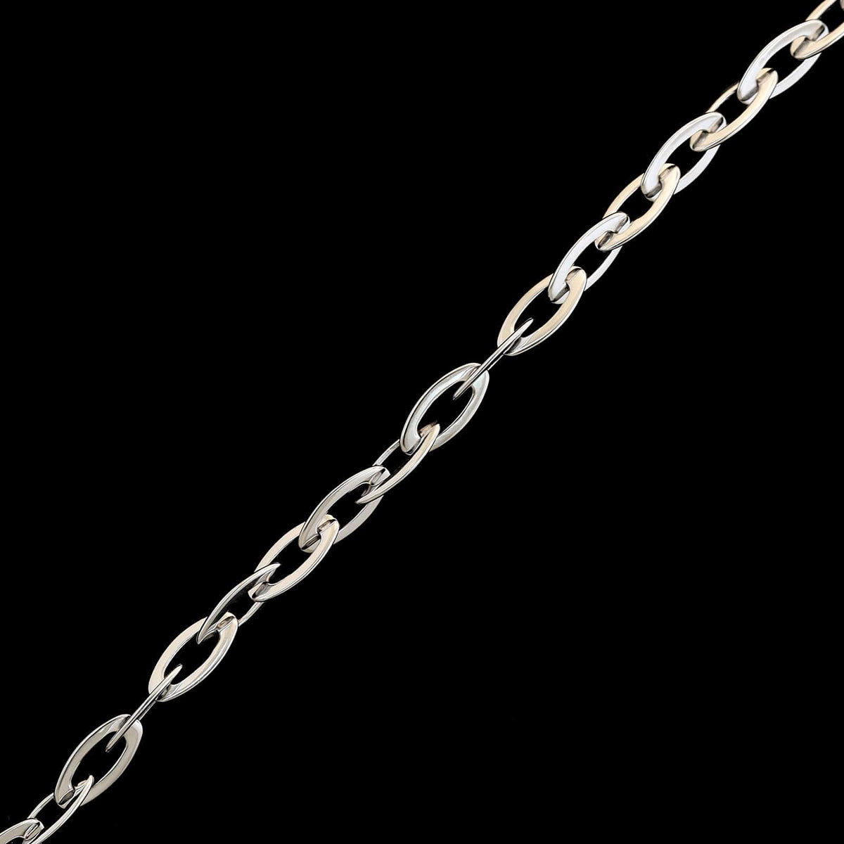 Roberto Coin 18K White Gold Estate Chic and Shine Bracelet