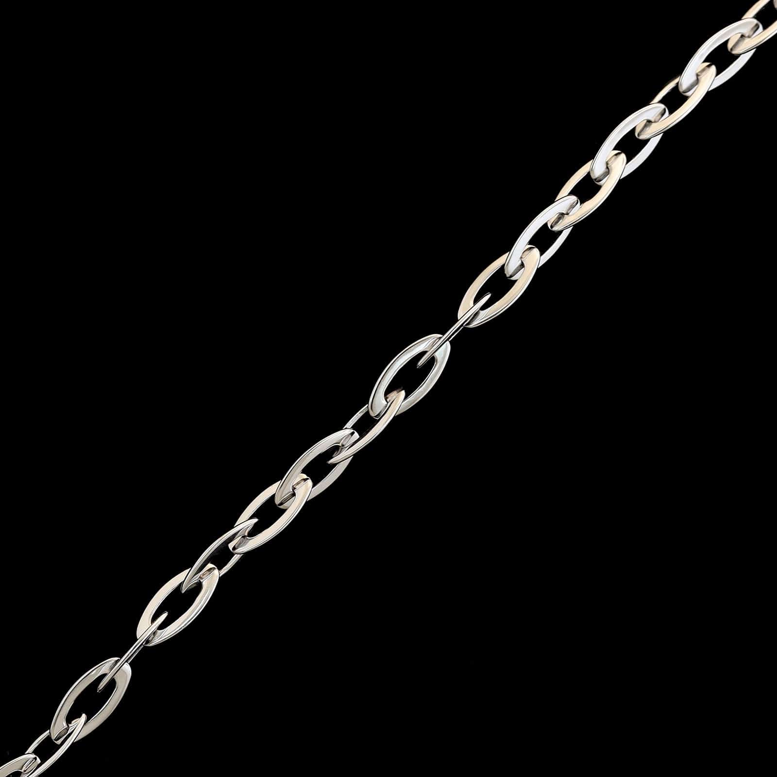 Roberto Coin 18K White Gold Estate Chic and Shine Bracelet