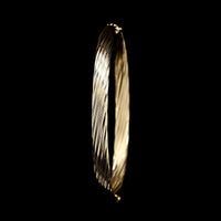 14K Yellow Gold Estate Hinged Bangle Bracelet
