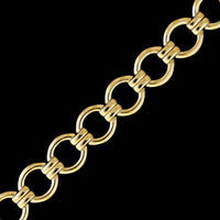 14K Yellow Gold Estate Fancy Link Bracelet
