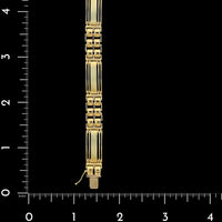 14K Yellow Gold Estate Fancy Link Bracelet