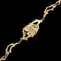 14K Yellow Gold Estate Angelfish Bracelet