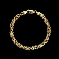 14K Yellow Gold Estate Fancy Link Bracelet