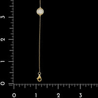 14K Yellow Gold Estate Diamond Bracelet
