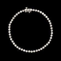 18K White Gold Diamond Tennis Bracelet