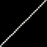 18K White Gold Diamond Tennis Bracelet