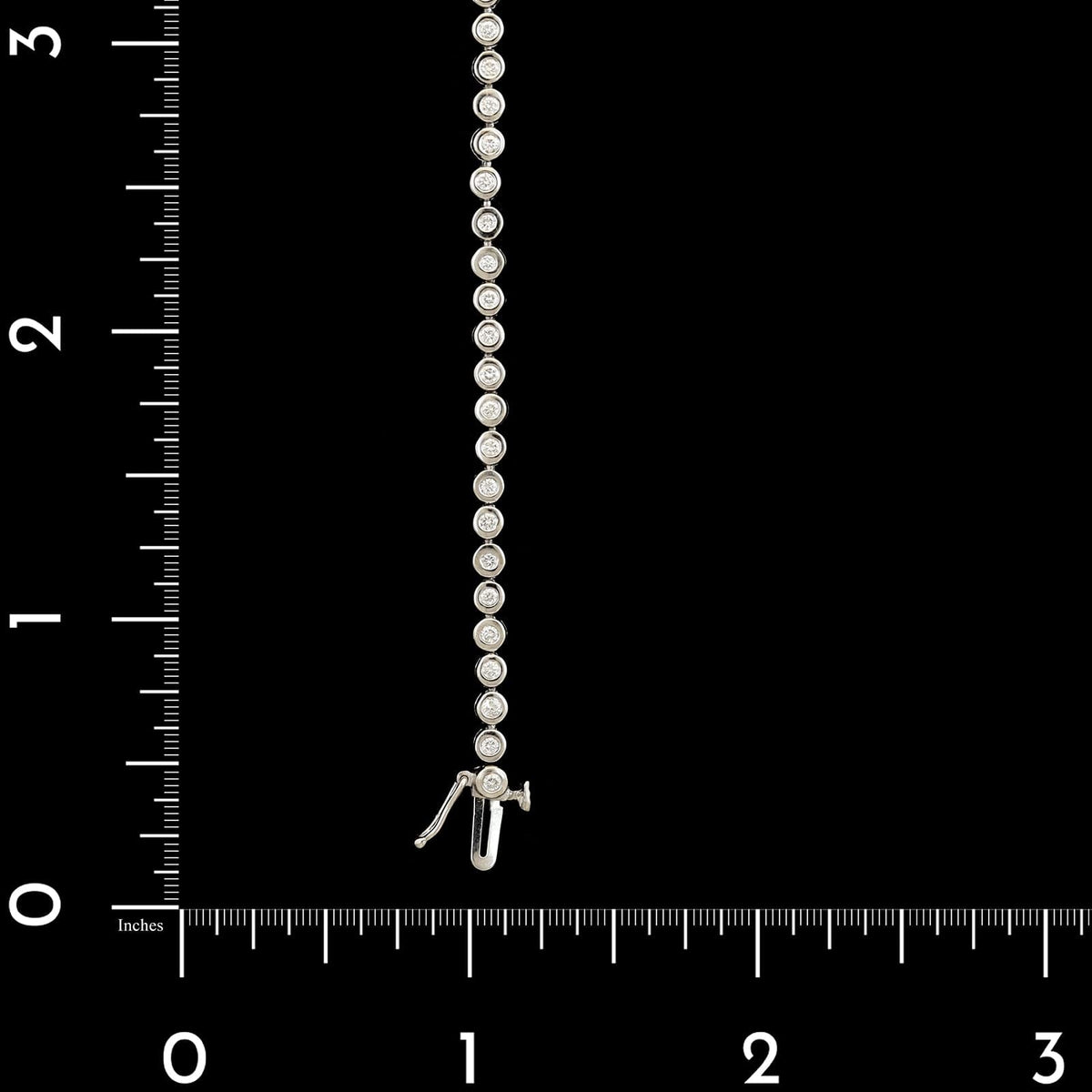 18K White Gold Diamond Tennis Bracelet