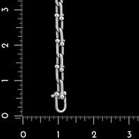 Tiffany & Co. 18K White Gold Estate Diamond Hardwear Medium Link Bracelet