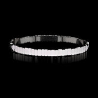 Christian Dior 18K White Gold Estate Gem Bracelet