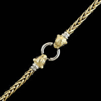 14K Two-tone Gold Estate Panther Head Bracelet