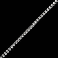 14K White Gold Estate Fancy Link Bracelet