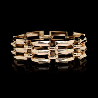 14K Yellow Gold Fancy Link Bracelet