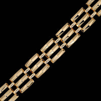 14K Yellow Gold Fancy Link Bracelet