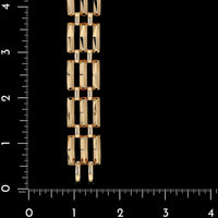 14K Yellow Gold Fancy Link Bracelet