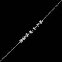 14K White Gold Estate Diamond Bracelet