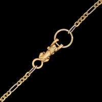 18K Two-tone Gold Estate Diamond Panther Bracelet