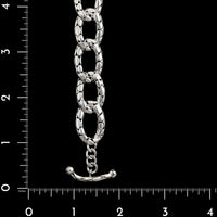 John Hardy Sterling Silver Estate Kali Flat Link Bracelet