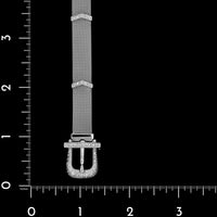 18K White Gold Estate Diamond Buckle Bracelet