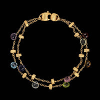 Marco Bicego 18K Yellow Gold Estate Gemset Paradise Bracelet