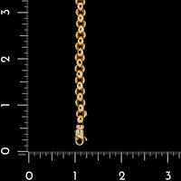 18K Yellow Gold Estate Circle Link Bracelet