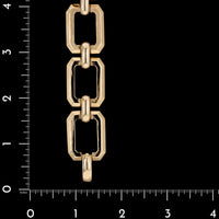 14K Yellow Gold Estate Open Link Bracelet