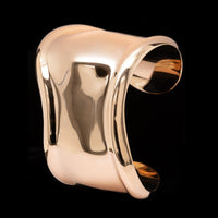 Tiffany & Co. Elsa Peretti 18K Rose Gold Estate Small Bone Cuff Bracelet