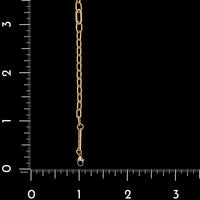 Zoe Chico 14K Yellow Gold Estate Diamond Oval Link Bracelet