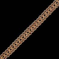 14K Yellow Gold Estate Fancy Link Bracelet