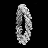 Vintage Platinum Estate Diamond Bracelet