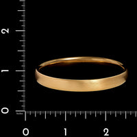 18K Yellow Gold Estate Hinged Bangle Bracelet