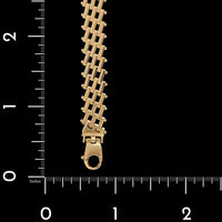 14K Yellow Gold Estate Fancy Link Bracelet