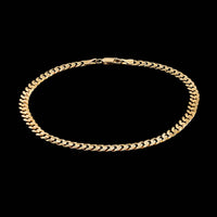 14K Yellow Gold Estate Curb Link Bracelet