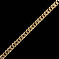 14K Yellow Gold Estate Curb Link Bracelet