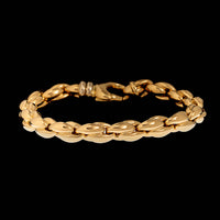 18K Yellow Gold Estate Fancy Link Bracelet