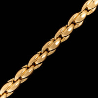 18K Yellow Gold Estate Fancy Link Bracelet
