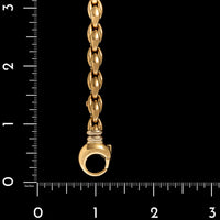 18K Yellow Gold Estate Fancy Link Bracelet